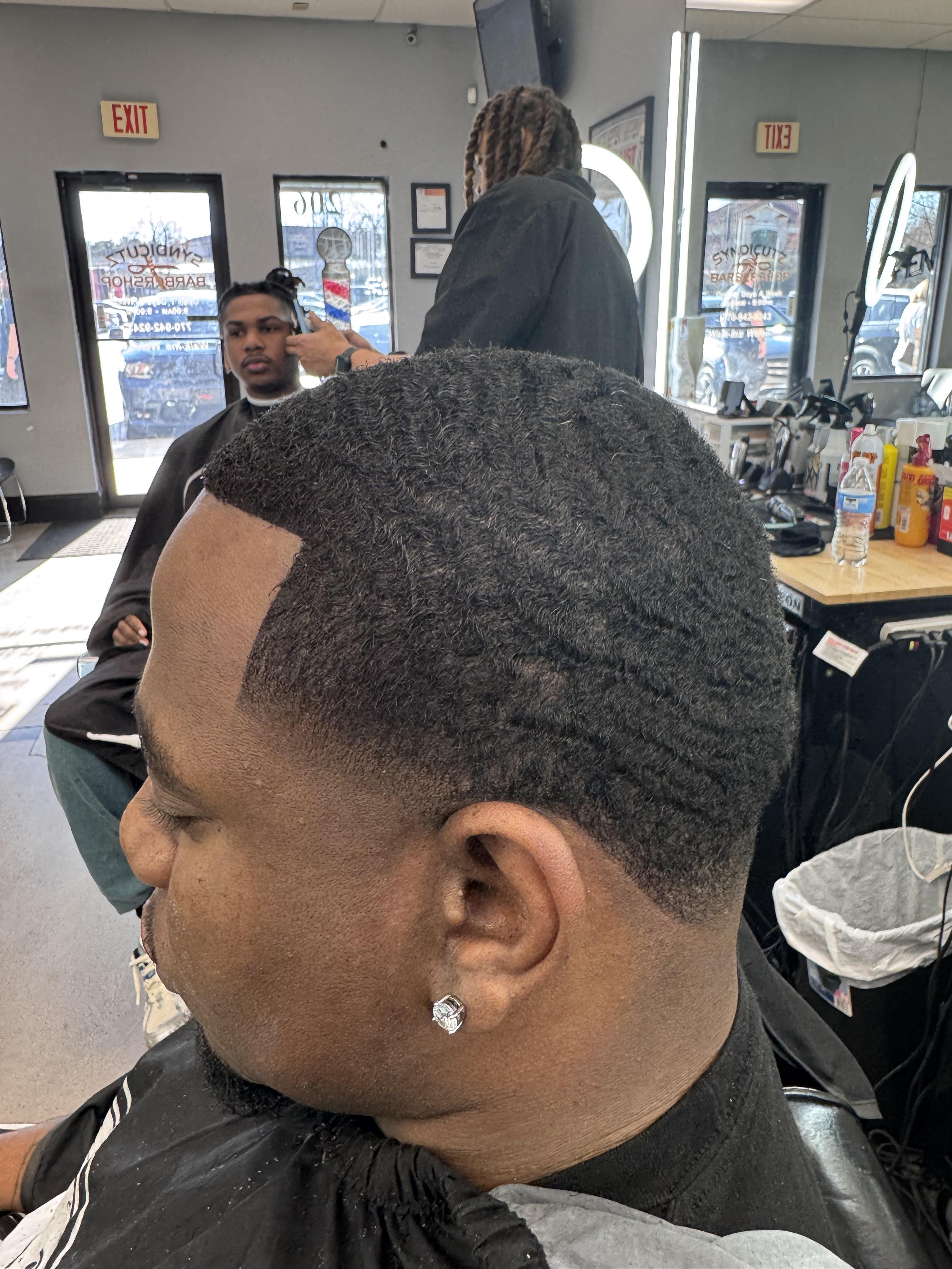 Client clean fade with detailed blend